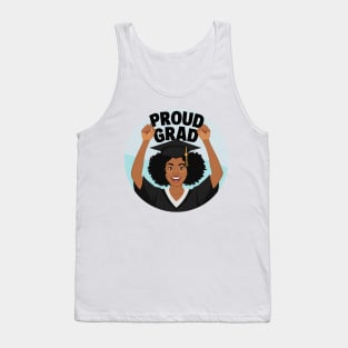 Proud Grad African American Woman Tank Top